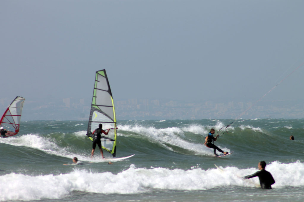 kitesurfing praia da rocha