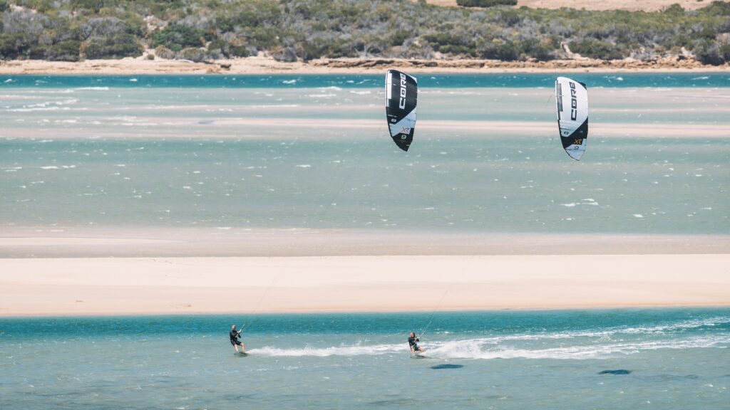 kitesurf lagoon of Lagos + school