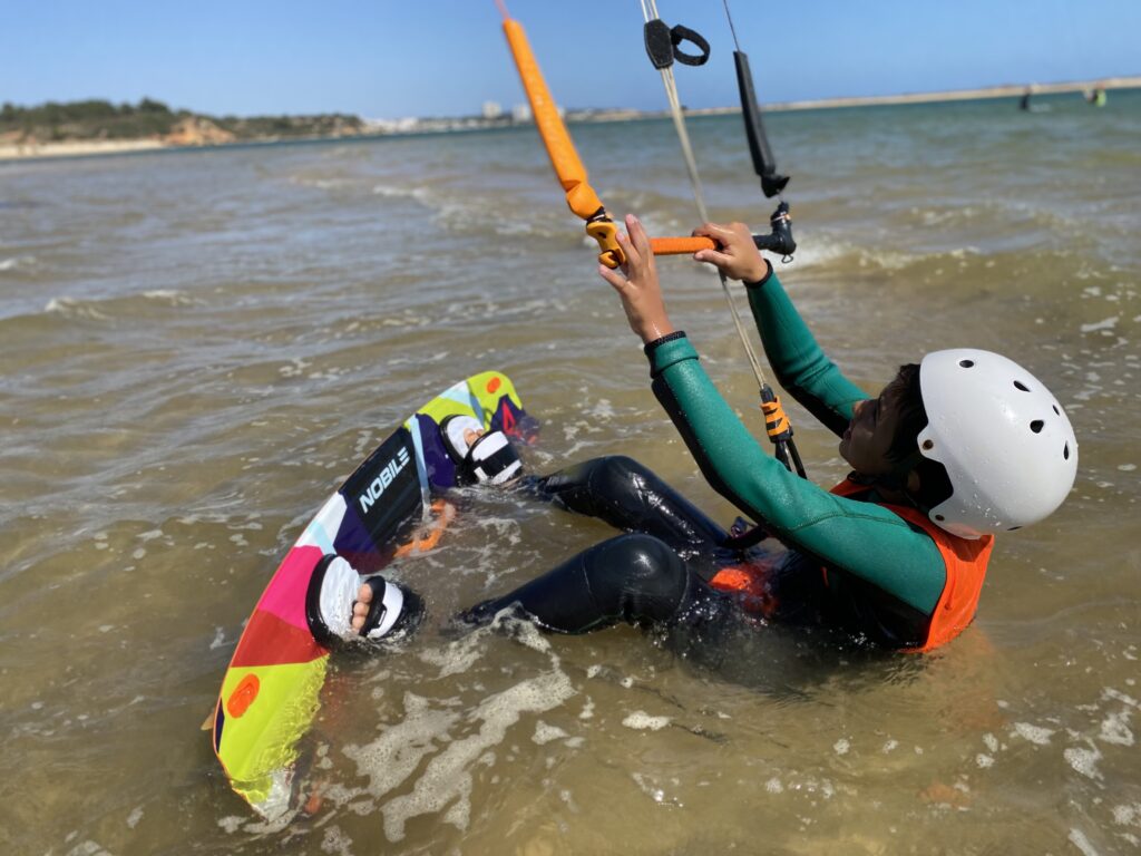 Kitesurf lagoon of Lagos
