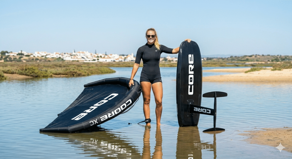 algarve wingfoiling Alvor lagoon