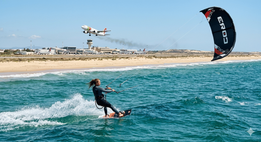 kitesurfing faro