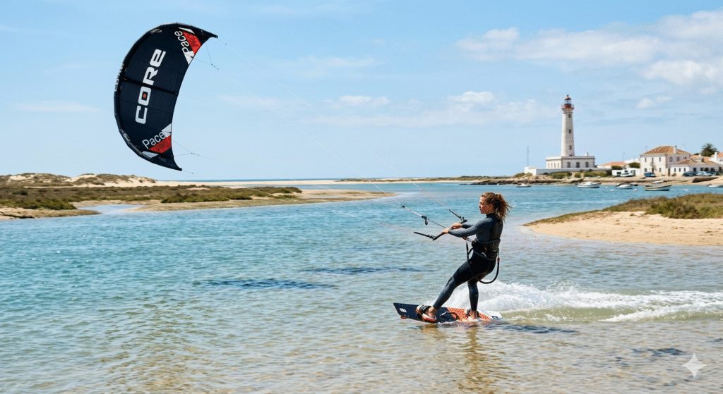kitesurfing faro
