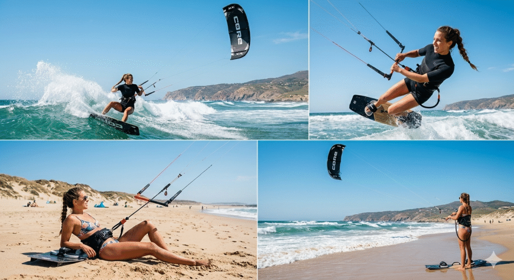 Kitesurfing Lisbon lessons at Guincho Beach