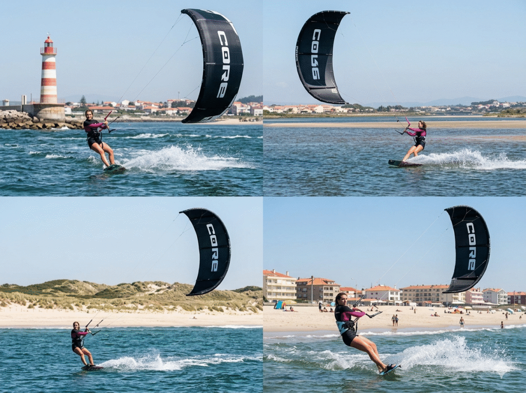 kitesurfing porto esposende lagoon