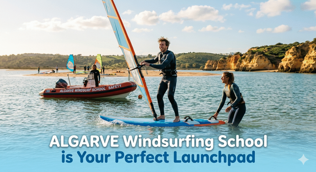 algarve windsurfing school Rio Alvor