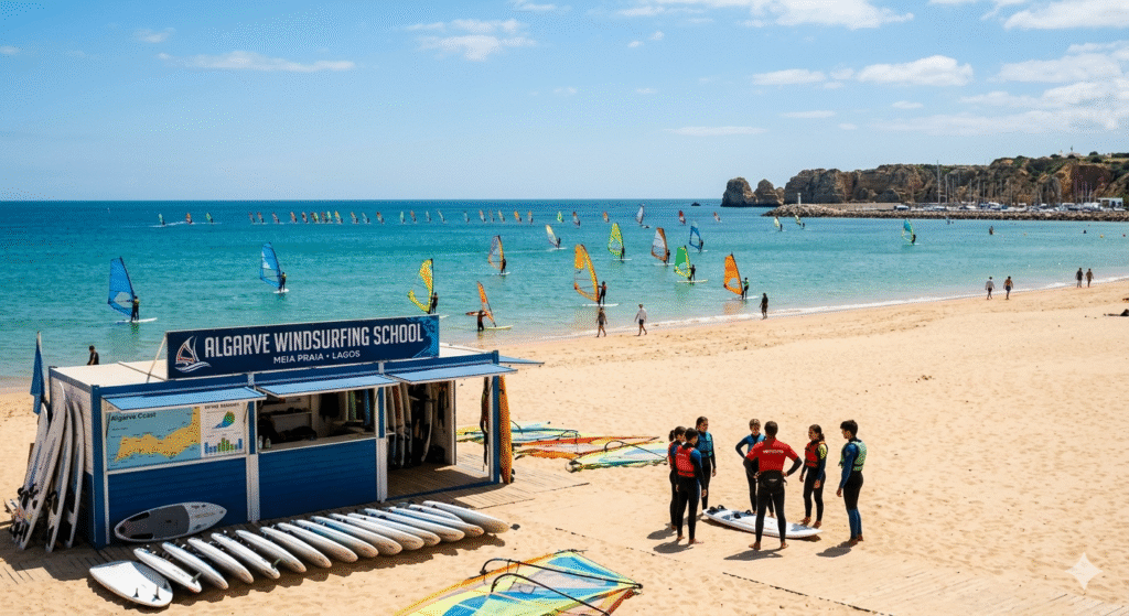 Algarve windsurfing school Lagos
